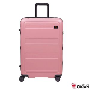 【CROWN皇冠】C-F1783 29吋拉鍊箱-粉色