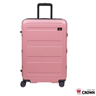 【CROWN皇冠】C-F1783 29吋拉鍊箱-粉色