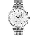 TISSOT 天梭 CARSON PREMIUM 計時石英錶-41mm T1224171101100, , large