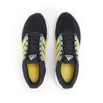 Adidas EQ21 Run 男 慢跑鞋 運動 休閒 避震 透氣 路跑 回彈 緩震 黑黃 [GW6726], , large