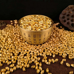 【A&R】招財轉運 百福納財黃銅聚寶盆附小元寶擺飾, , large