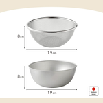 日本Arnest 逸品物創 不鏽鋼瀝水濾網+不鏽鋼調理碗, , large