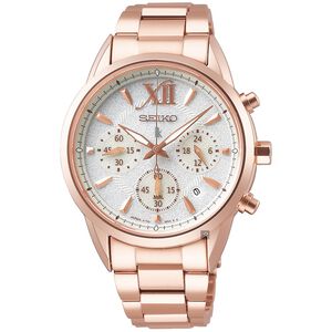 SEIKO 精工 LUKIA 冬雪太陽能計時女錶 V175-0EW0K(SSC826J1)