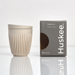 【Huskee】 Reusable Coffee Cup : HuskeeOriginal  8oz Natural (cup&lid) , , large