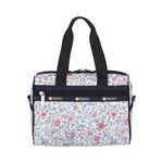 LeSportsac EVERYDAY SM SATCHEL 小型日常兩用包 - 織錦花語, , large