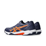 Asics Gel-rocket 11 男 排球鞋 羽球鞋 穩定 包覆 回彈 深藍 橘 [1071A091-500], , large