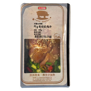 冷藏台灣豬鮮蔥醬香豚肉片300g(貼體)※本商品保存期限為10天，因配送關係到府後使用期限5天