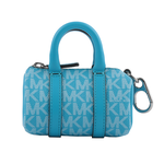 Michael Kors 塗層帆布波士頓包造型吊飾/鑰匙圈/天藍色, , large