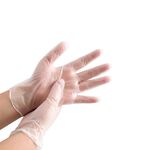 台灣現貨！一次性PVC手套 100入/盒 透明無粉 量大優惠 不含乳膠/拋棄式/電子/居家照護/清潔/防疫/實驗, , large