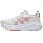 [秉宸] ASICS GEL-NIMBUS 27 (D) 女慢跑鞋 橘粉白 寬楦 1012B752-101, , large