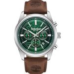 Timberland 天柏嵐 NORTHBRIDGE系列 三眼計時日曆手錶-綠/45mm TDWGF0041206, , large