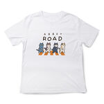 JZ TEE 貓咪-ABBEY ROAD 印花短袖T恤, , large