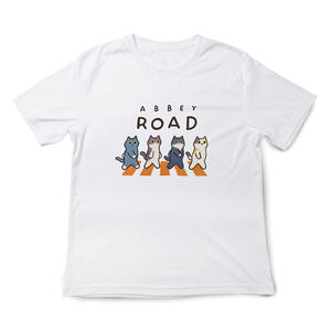 JZ TEE Cat-ABBEY ROAD Graphic Tee