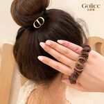 【Gulicc】古莉可 髮圈  法式簡約優雅 髮圈組合2入, , large