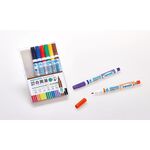 雄獅  600酒精細字奇異筆4色組/8組/12組12色組(612), , large