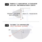 門弓器【FAULTLESS 加安】自動關門器 門窗 HO983 外停 門開180度(可自行調整), , large