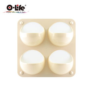 【O-Life】Magnetic wall-mounted storage D style beige