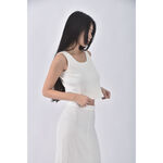 (S) dress room韓牌無袖白色上衣二手衣, , large
