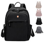 SPRING-尼龍後背包商務通勤後背包大容量電腦包輕旅行後背包-多色, , large