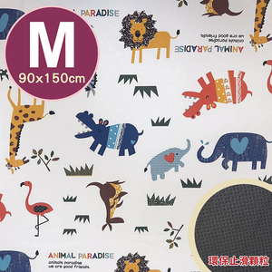 [禾季]專業透氣防水顆粒止滑墊-M號(90x150cm)/花色-動物樂園
