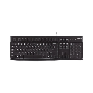 【 Logitech 羅技 】K120 有線鍵盤 耐用 舒適 安靜 防濺灑設計