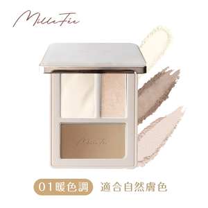 【千康購物網】MilleFée 心機修容盤-01暖色調