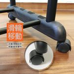 GS MALL 台灣製造 雙桿伸縮鐵管曬衣架 附滾輪 曬衣支架 雙桿衣架 伸縮衣架 鐵管架 曬衣架 晾衣架, , large