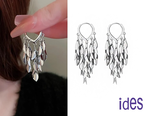 [ides愛蒂思] 輕珠寶時尚設計都會系列耳環/麥穗流蘇, , large
