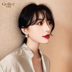 【Gulicc 】古莉可 耳環 輕奢鋯石耳環, , large