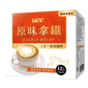 UCC Coffee 3in1 Coffee Latte 18g*12p