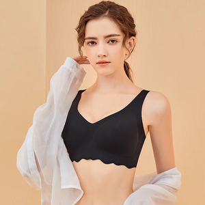 [WINIBRA] Zero-Feel Wireless Bra, CDE Cup, Champagne, Size M (32)