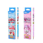 【得力Deli】 Super Wings 2B鉛筆/12入(混), , large