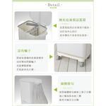 【this-this】日本RISU｜H&H直立雙層分類附輪式垃圾桶(雙蓋) 45L, , large