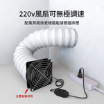 12cm Air Circulation Case Fan - 3 Fans + 6 Metal Mesh Covers + Speed Controller + Accessories + Screws, , large