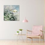 【御畫房】花好月圓 國家一級畫師手繪油畫80×80cm(VF-178), , large