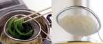 Multi-purpose colander (shallow type with small mesh), , large