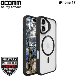 GCOMM iPhone 17 / Pro Max / Pro / Air 3米軍規磁吸防摔殼 Sturdy Armour MagSafe兼容