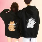 JZ TEE Cat & Husky - Boba Attack Hoodie, , large