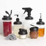 reCAP® Mason Jars Pour Spout Lid 窄口梅森罐專用油嘴瓶蓋/醬料瓶塞/調味瓶/玻璃油壺/油瓶/注油嘴/倒油嘴, , large