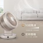 CHIMEI 9-inch 360&deg; Wide Angle 4D Oscillating Circulating Fan DF-09X1CM, , large