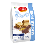 義大利Lago可可威化夾心酥-無添加糖, , large