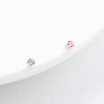 【Angel & Me】3mm 彩鑽 s925 純銀 耳環 三件組 隨機出貨, , large