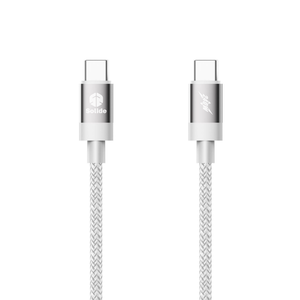 [亞瑟3C] solide 索力得
耐彎折編織傳輸線 USB-C to USB-C 160cm -白色