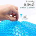⭐️Soft & Breathable⭐️ Instant Cooling Honeycomb Seat Cushion, Cooling Cushion, Chair Pad, Ice Gel Cushion, Egg Crate Design, Pressure-Relief Grid, High Resilience, Perfect for Long Sitting, , large