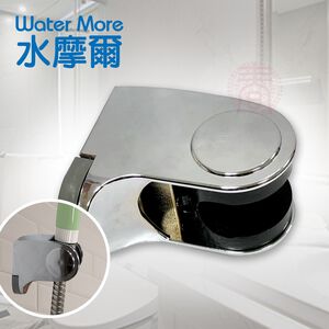 [春佰億]五段式可調角度掛座〈銀〉蓮蓬頭掛勾銀只需沿用舊孔即可輕易安裝 浴室配件