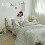 BUHO 天然嚴選純棉雙人加大四件式床包被套組-(多款任選), , large