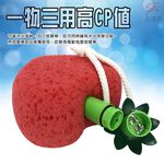 金德恩 GS MALL 一入 二合一沐浴震動海綿棒 愛心 梨子 草莓 沐浴棒 SPA棒 震動棒 海綿棒 沐浴 不求人, , large