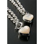 天然貝珠精鍍白金手鍊, , large