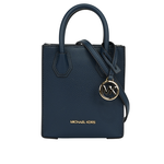 Michael Kors Mercer 荔枝皮革手提/斜背二用迷你琴譜包/海軍藍, , large