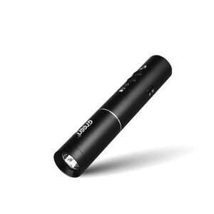 【GREENON】USB電子哨手電筒(GS360) 電子口哨 120分貝 夜間行走防身 交通指揮 運動比賽